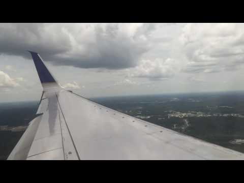 United Airlines B737-800 Landing Hartsfield-Jackson Airport Atlanta , GA USA