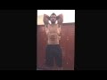 Shredded 19 teen year old bodybuilder: Cole Kovach flexing abs!