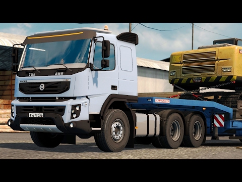 ETS 2 1.26 RusMap 1.7.1 Volvo FMX Luga - Kärdla