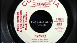 Paul Revere and the Raiders Hungry 45 Vinyl