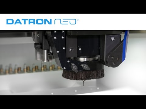 With the optional DATRON neo dust suction, both work area and ambient air are kept clean. It quickly and efficiently removes the fine dust that is generated during plastics and wood machining.