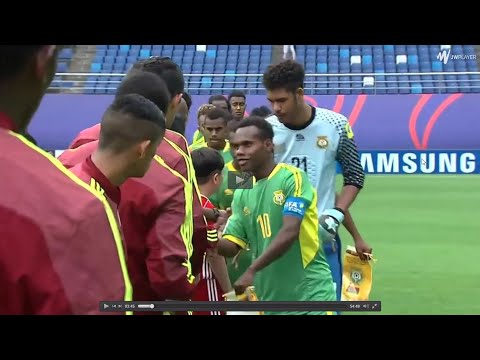 Venezuela - Vanuatu Mundial sub 20 , año 2017, goleada historica