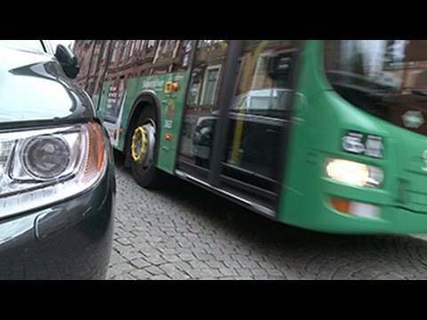 Bussar var femte minut på Fredsgatan