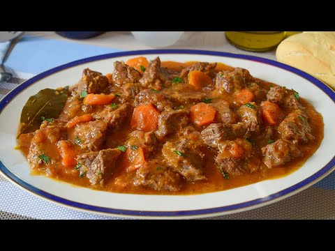 Recetas de Estofado de ternera a la española