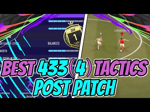 NEW *META ATTACKING* FIFA 21 433(4) CUSTOM TACTICS POST PATCH | The New Most Meta Formation?!