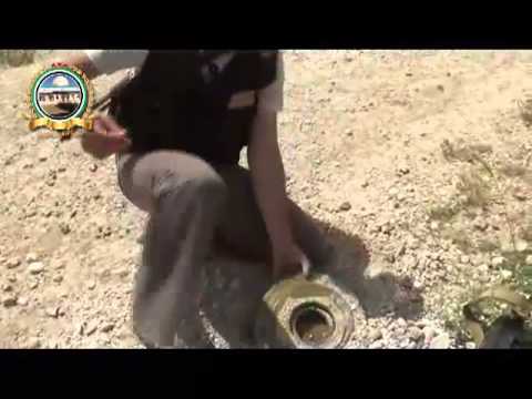 عملية نزع الألغام من الطريق الواصل الى سرية زيزون قبل كتيبة شهداء عدوان