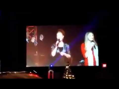 Julia Stetler singing with the Collingsworth family- Christmas Time Is Here