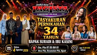 Download lagu ⭕ Live LAGISTA Djandhut  Feat  RENA MOVIES || Tasyukuran Pernikahan Ke 34 th Bp Suradi & Ibu Kasini mp3