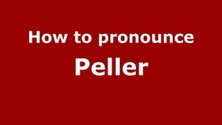 How to pronounce Peller