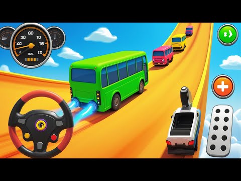 Crazy Bus Mega Ramp Impossible Racing Bus Stunts Impossible Tracks Android Gameplay Video P-03 #2