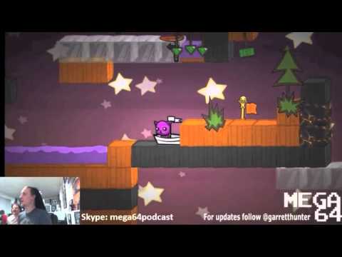 Mega64 Poorly Played Stream 42 - Backstory to Garrett's "This is how I get merch out." Video