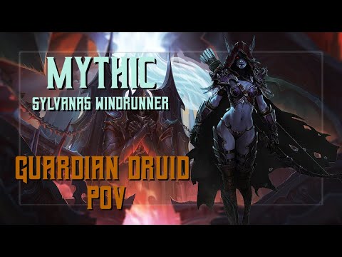 Mythic Sylvanas Windrunner Guardian Druid | Sanctum of Domination Raid