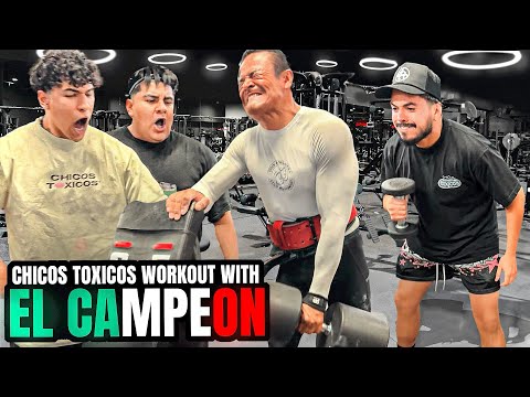 Chicos Toxicos WORKOUT With EL CAMPEON! *GOT INJURED*