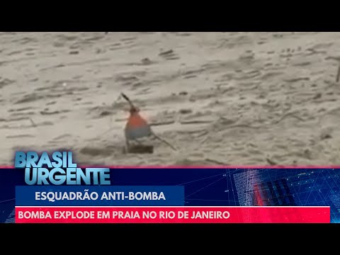 Bomba em praia do Rio de Janeiro | Brasil Urgente