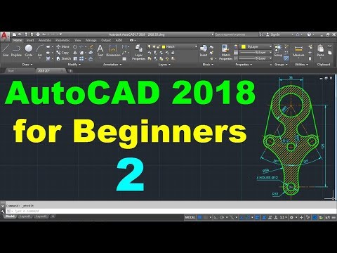 AutoCAD 2018 Tutorial for Beginners - 2 Video