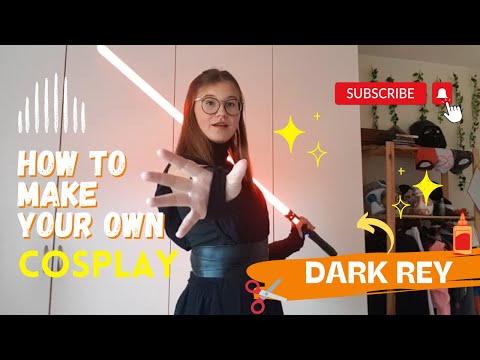 How to make your own dark side Rey cosplay!