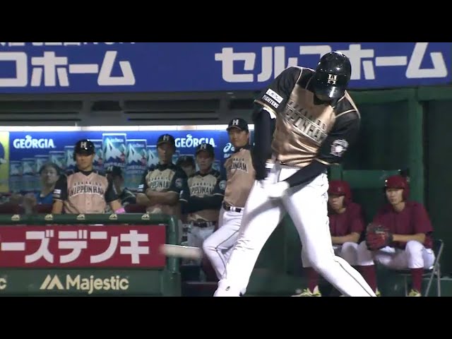 【7回表】ファイターズ・大谷 膝元の球をうまくはじき返すタイムリー!! 2016/9/9 E-F