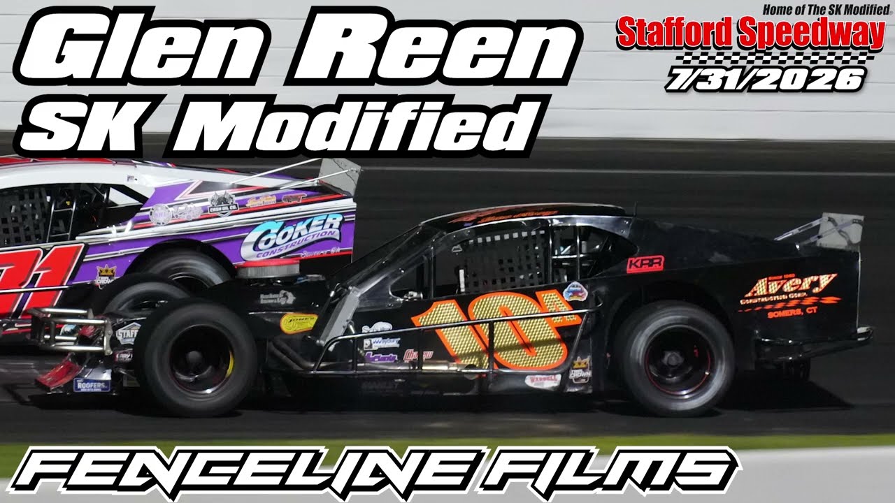 Glen Reen SK Modified Race at Stafford Speedway