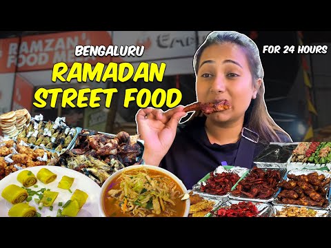 24 Hours Of Bangalore Street Food | Ramadan Feast | Ultimate Food Challenge