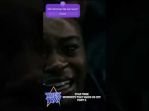 Star Trek Moments That Made Us Cry #startrek #startrekstrangenewworlds #startreksnw #shorts #fyp