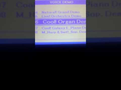 Yamaha DGX-660 Cool! Organ Demo But With The Purple Organ Sound