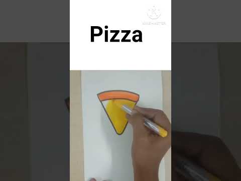 How to draw Pizza 🍕🍕