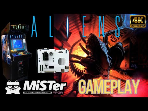 Aliens Konami 1990 Arcade on Mister FPGA MisterCade