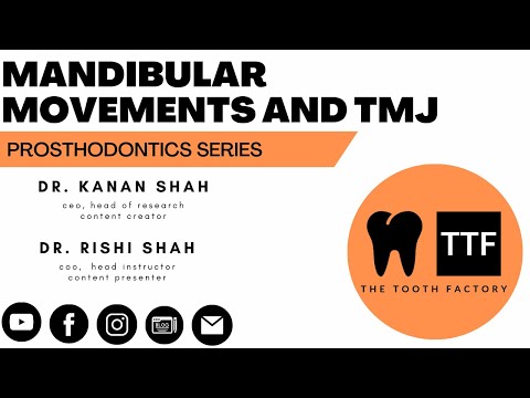 Mandibular Movements & TMJ | Prosthodontics | Full Lecture 2023