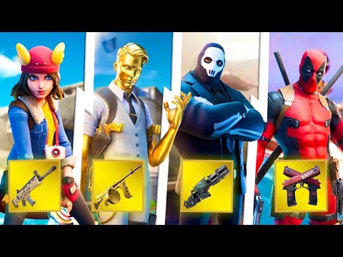 THE MYTHICAL BOSS TEAM ON FORTNITE CHALLENGE!! *MYTHICAL WEAPONS*