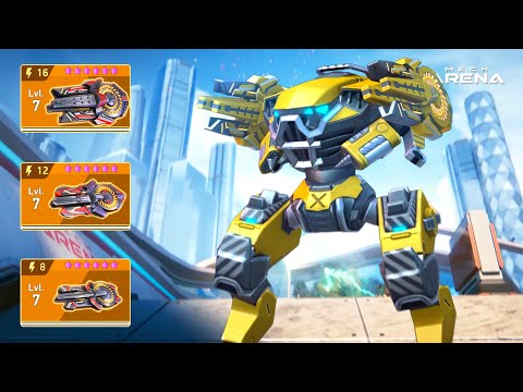 All Disc Launcher 8 12 16 with Ares - Mech Arena