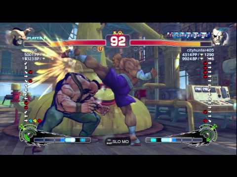 mpaoub [Zangief] Vs cityhunter405 [Sagat] SSF4 AE Japanese Online Ranked Matches - PSN
