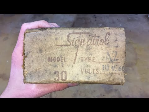 Vintage Signatrol Neon Sign Flasher - Will it work after 38 years?