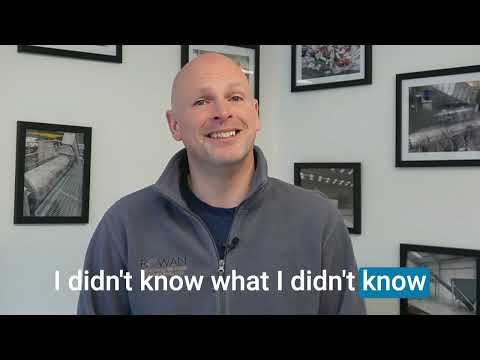 "I didn't know what I didn't know" - Matt Rowan of Rowan Food and Biomass Engineering.