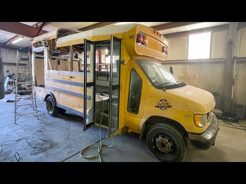 Mini Bus Roof Raise & HappiJac Bed Lift System - Tiny House Camper