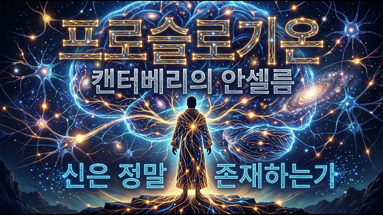 🙏 “신은 정말 존재하는가?” – 캔터베리의 안셀름의 『프로슬로기온』