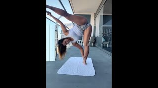 Stretch for splits #fitness #crossfit #workout #gymlover