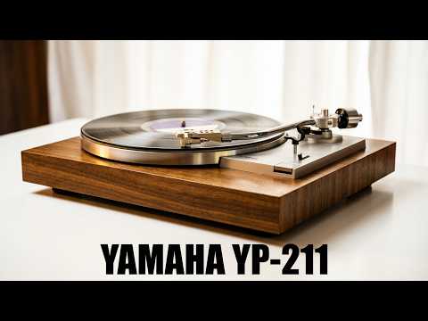 ✨✨ Yamaha YP-211 Vintage Belt-Drive Turntable – Woodgrain Plinth, S-Shaped Tonearm, Smoked Dust Cover, Tested – BVA image 21