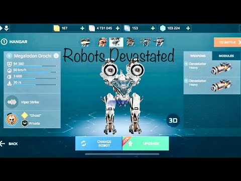 Orochi with devastator war robot gamplay