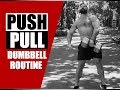 Push Pull Dumbbell Routine [Builds Power & Gets You RIPPED!] | Chandler Marchman