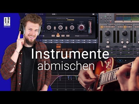 Rock Musikproduktion mit Cubase 11 Lek. 14 | Instrumente abmischen