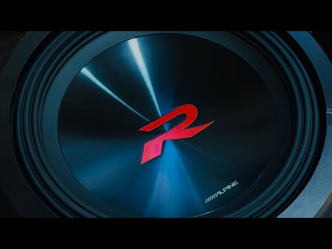 Cheap 12 inch Alpine r2 w12d4 subwoofer unboxing