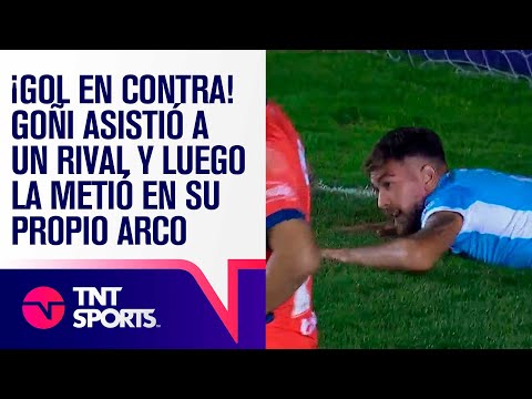 ¡INSÓLITO GOL EN CONTRA! Goñi ASISTIÓ  a un RIVAL y luego la METIÓ en su propio ARCO