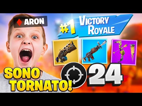 TORNA ARON DOPO 3 MESI e SUPERA IL PROVINO PER IL TEAM su FORTNITE ITA!!! 😱