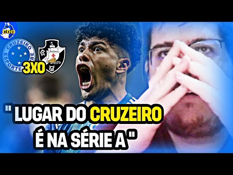 🔥🦊 CASIMIRO reage a CRUZEIRO 3X0 VASCO DA GAMA