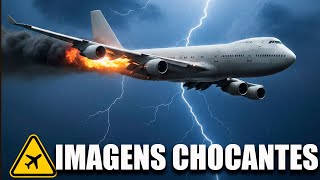 Os piores desastres aéreos registrados por câmeras!