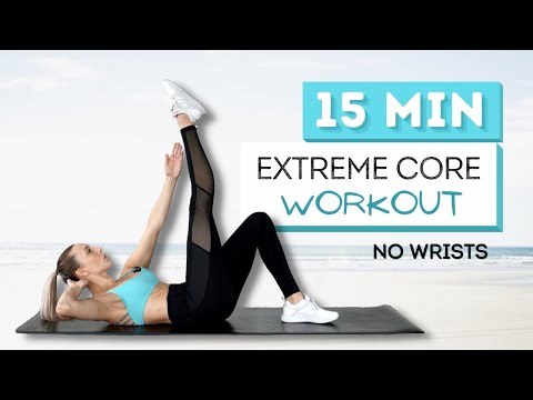 15 min EXTREME CORE WORKOUT | At Home | No Wrists