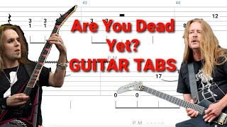 Children Of Bodom - Are You Dead Yet? | Lead & Rhythm GUITAR TABS | Tutorial | Lesson