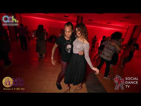 Morenasso & Carolin - Kizomba social dancing | El Sol Warsaw Salsa Festival 2018 (Warsaw, Poland)