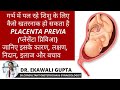 Placenta Previa in Pregnancy | Bleeding due to low lying placenta | Healing Hospital | Dr. Ekawali