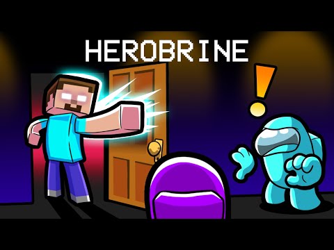 SUPER HEROBRINE Imposter Role in Among Us